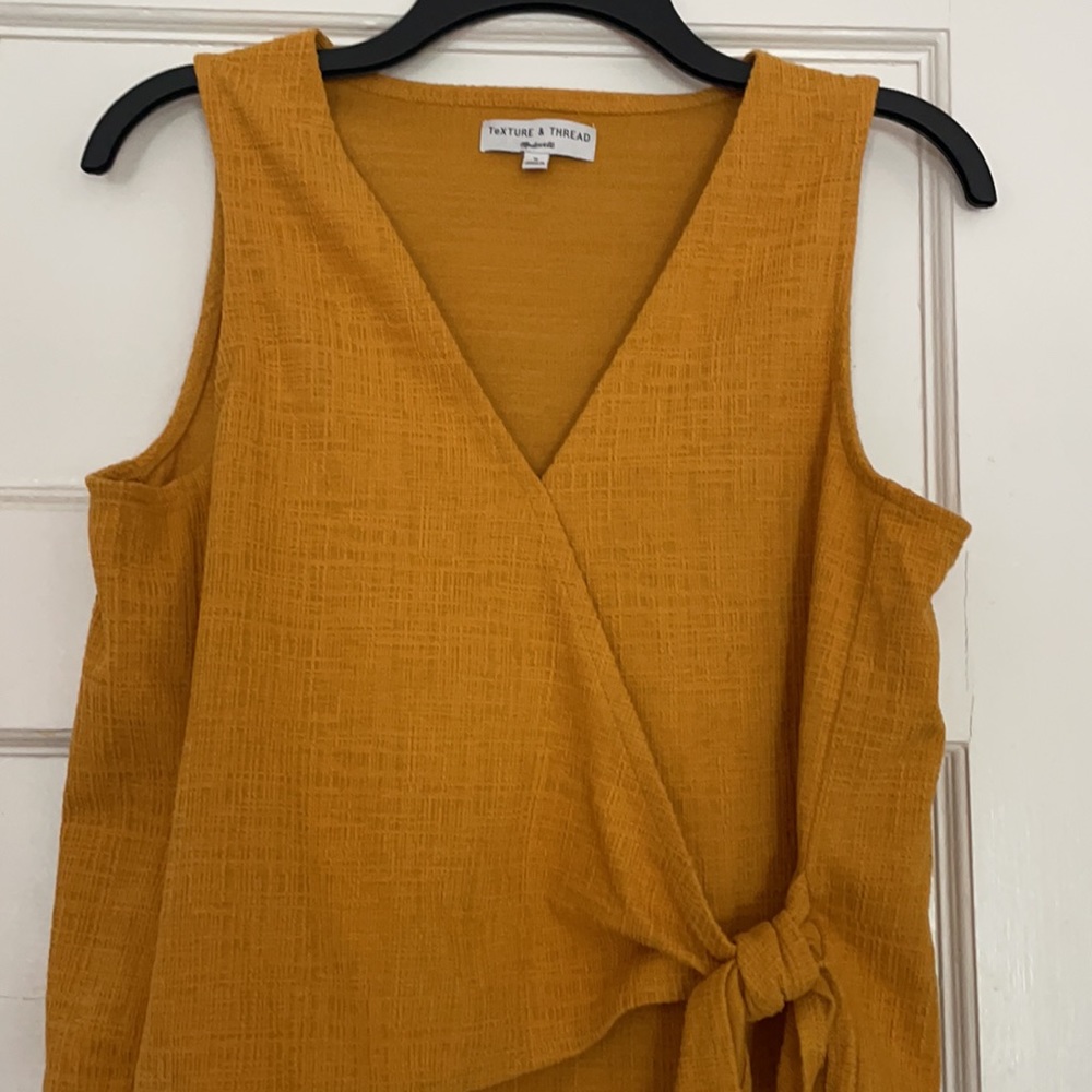 Madewell Texture And Thread Wrap Top - image 2